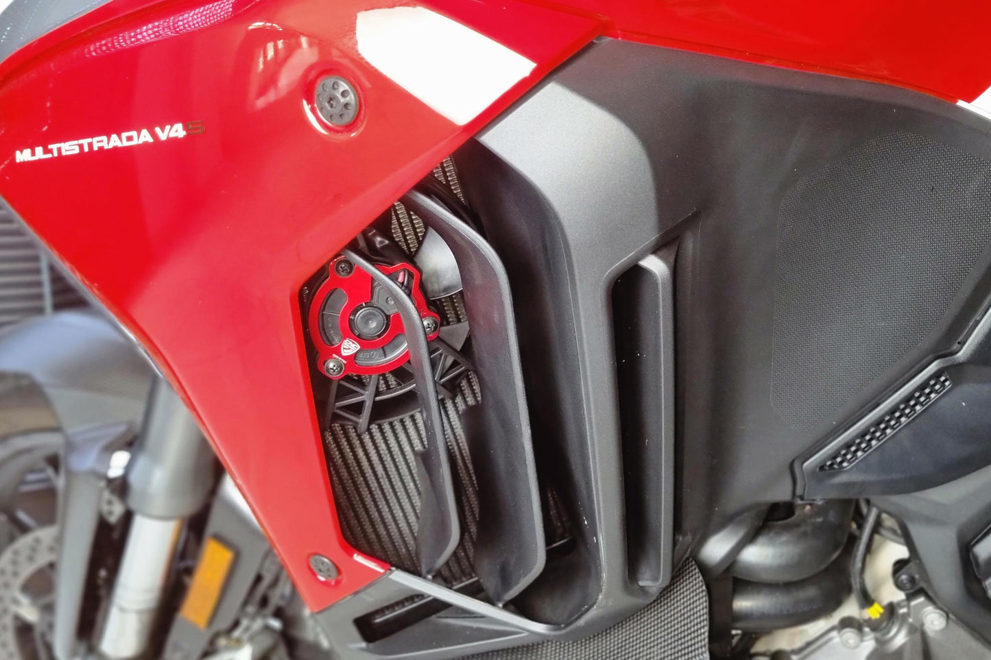 CNC Racing Billet Fan Protectors for the Ducati Multistrada V4 (all)
