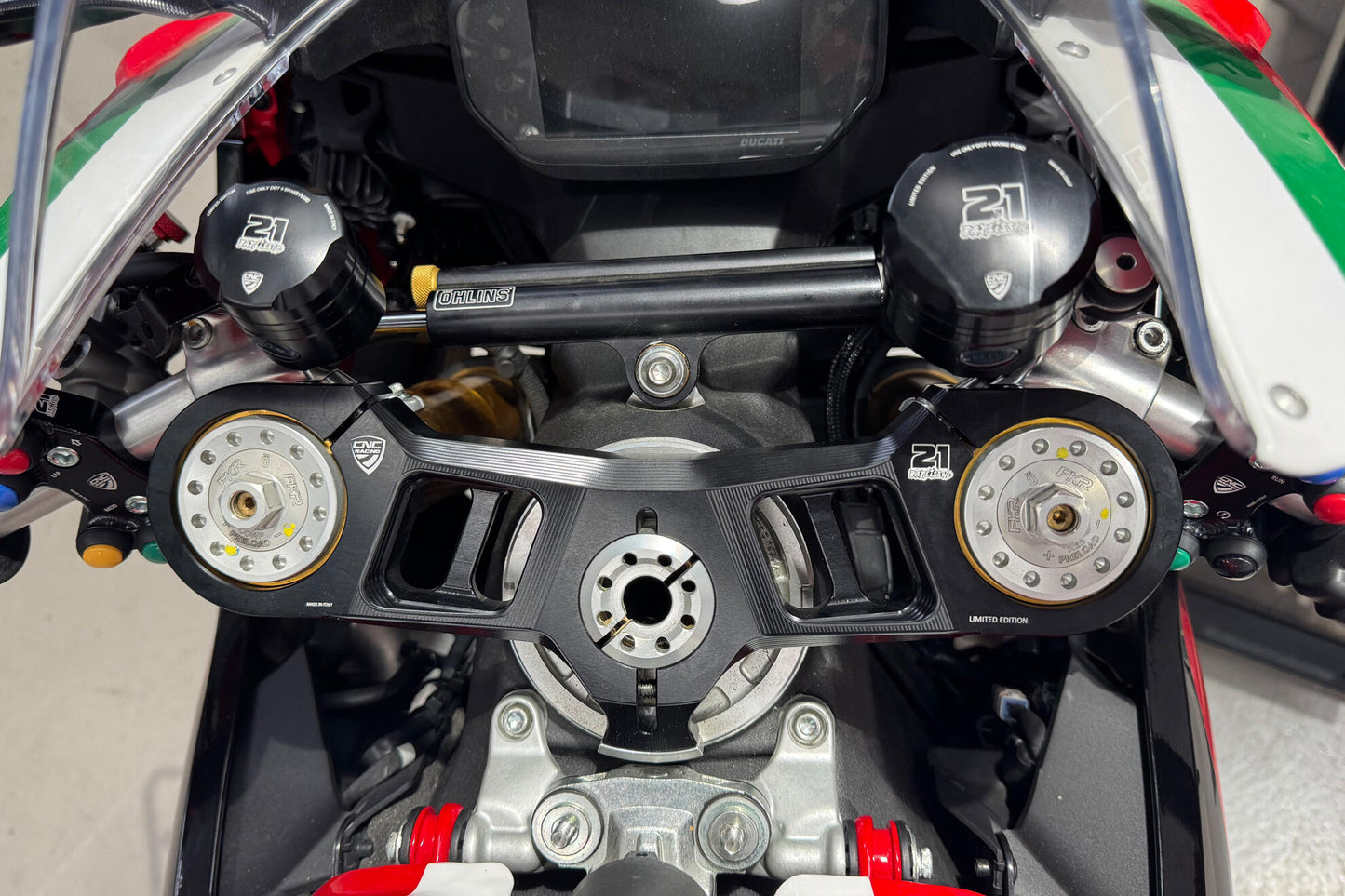 CNC Racing TROY BAYLISS LIMITED EDITION Billet Brake and Clutch Reservoirs