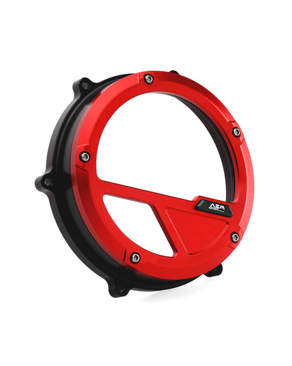 AEM Factory Clear Wet Clutch Cover for the Ducati Panigale / Streetfighter / Multistrada / Diavel V4 / S / Speciale