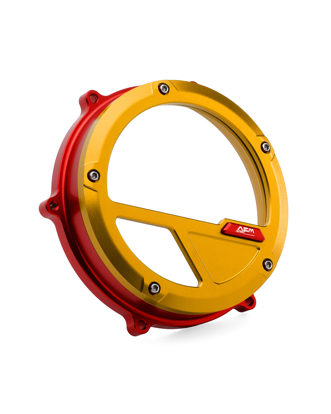 AEM Factory Clear Wet Clutch Cover for the Ducati Panigale / Streetfighter / Multistrada / Diavel V4 / S / Speciale