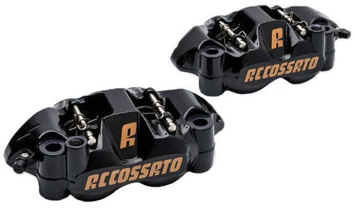 Accossato Monoblock Forged Radial Brake Caliper Distance 108 mm with Aluminium Pistons