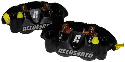 Accossato Monoblock Forged Radial Brake Caliper Distance 108 mm with Aluminium Pistons