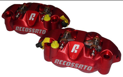 Accossato Monoblock Forged Radial Brake Caliper Distance 108 mm with Aluminium Pistons