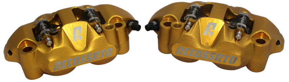 Accossato Monoblock Forged Radial Brake Caliper Distance 108 mm with Aluminium Pistons