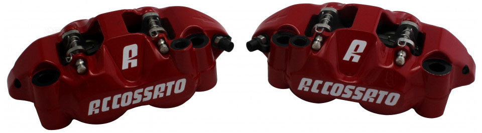 Accossato Monoblock Forged Radial Brake Caliper Distance 108 mm with Aluminium Pistons