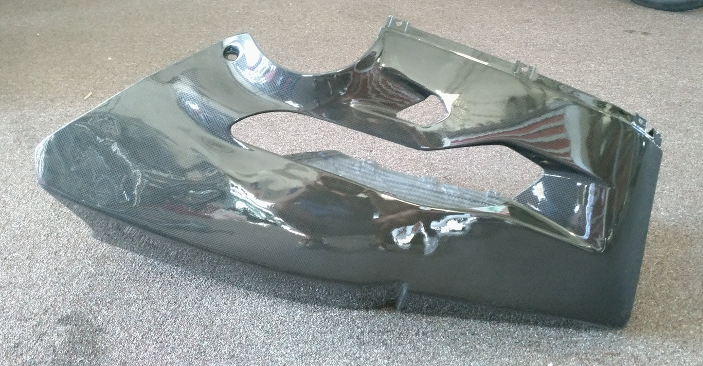 CARBONVANI - DUCATI PANIGALE RACING VERSION BELLY PAN FOR UNDER TAIL EXHAUSTS - AKRAPOVIC, QD, ZARD and TERMIGNONI FORCE