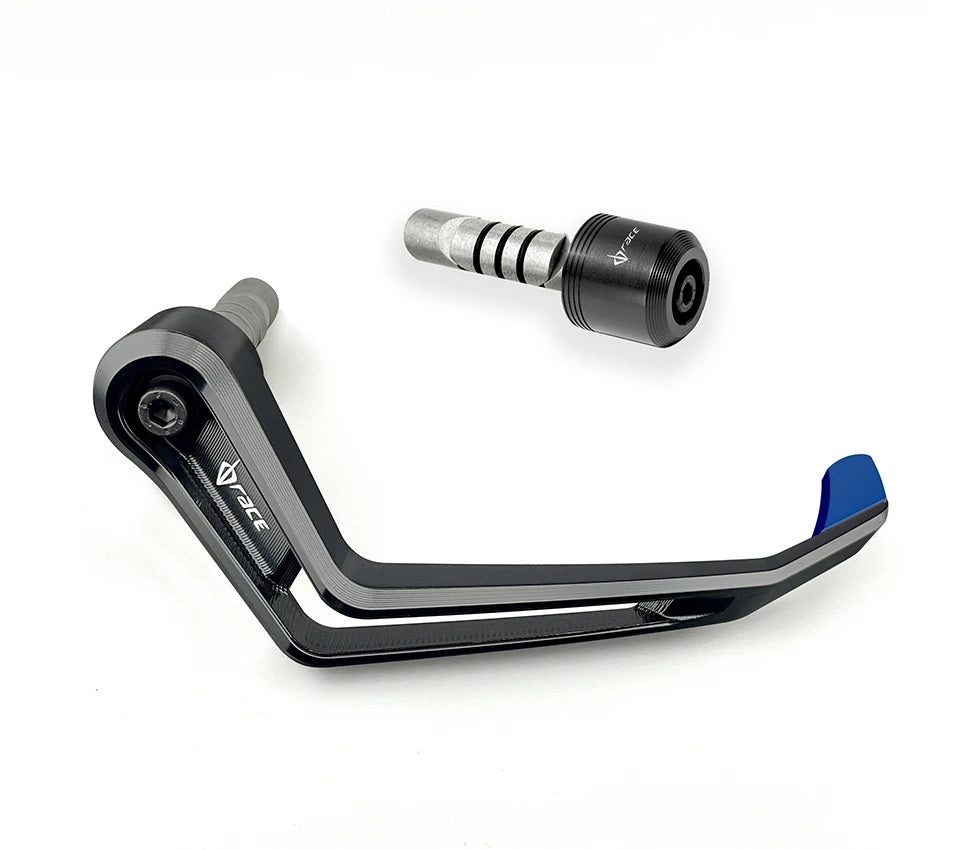 DB Race Billet Brake Lever Guard and Matching Bar End Set