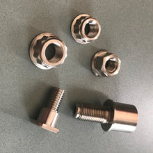 AEM Factory Replacement Titanium Nuts, Studs, and Rubber Inserts for Cushdrives and Carriers