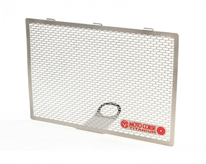 Motocorse Titanium Radiator and Oil Cooler Guards for the 2010-2014 Ducati Multistrada 1200