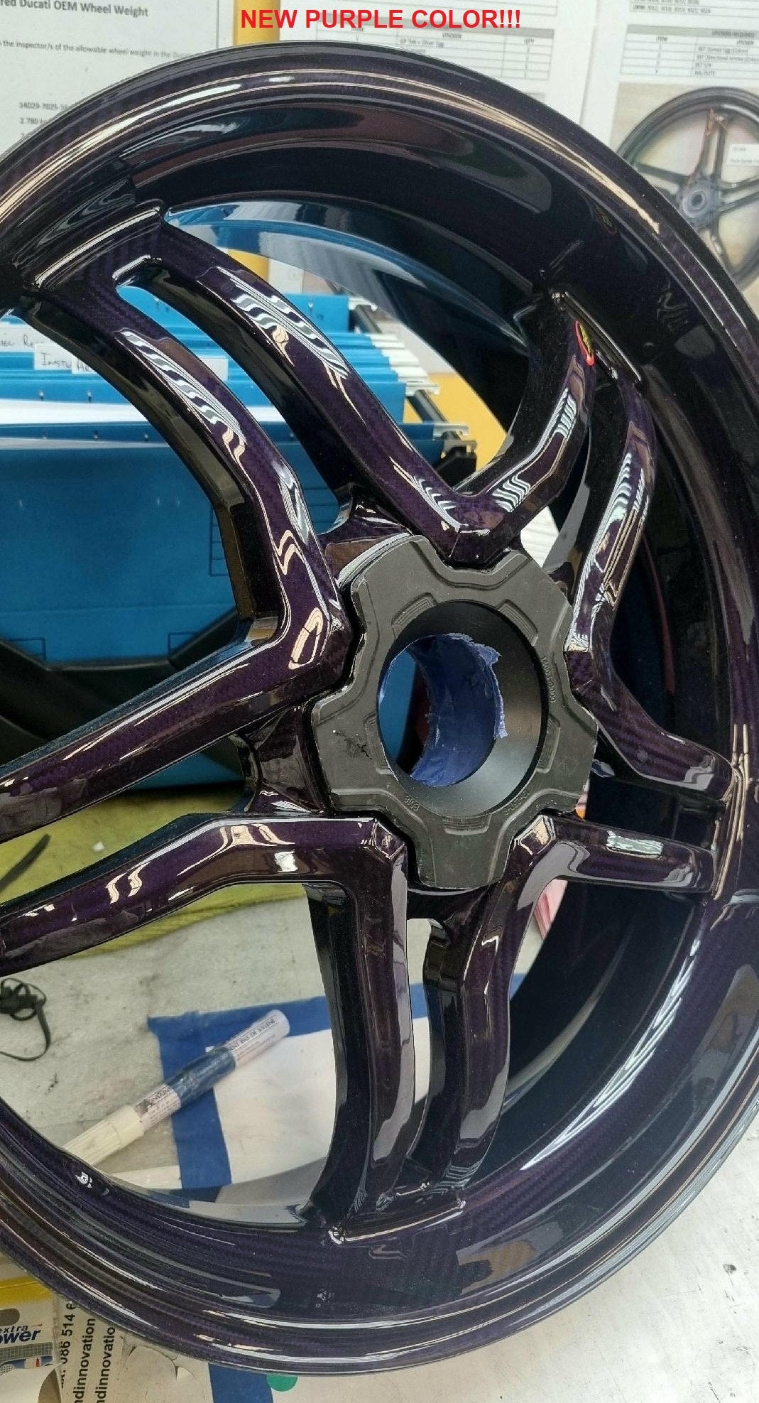 BST Twin TEK 5 Spoke Carbon Fiber Rear Wheel for the Harley Davidson XR1200 - 6.0 x 17
