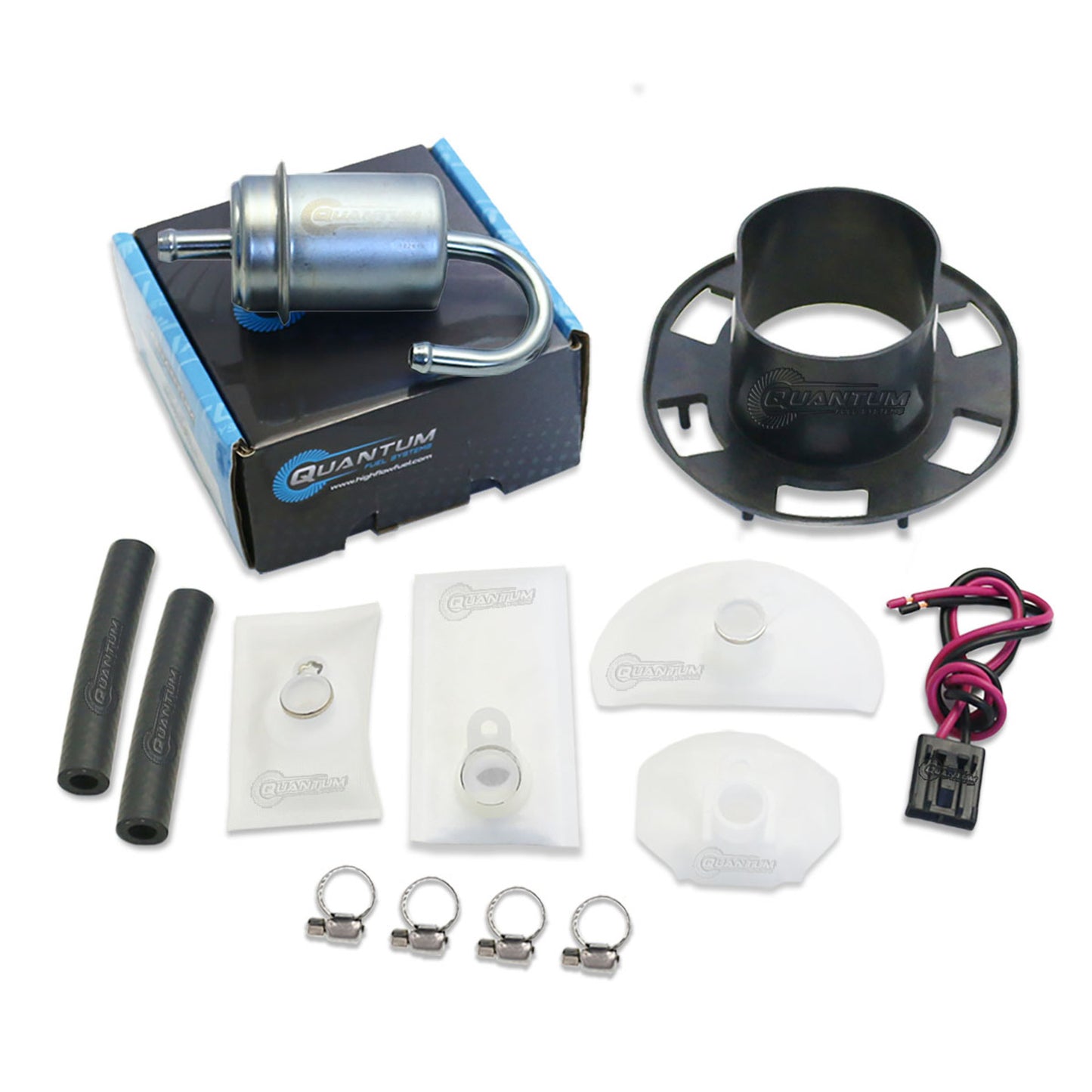 Quantum Fuel Systems Fuel Pump Repair Kit w/ Tank Seal, Fuel Filter, Strainer for the Honda CB919F '02-07, CBR600F '01-06 and CBR900RR '02-03