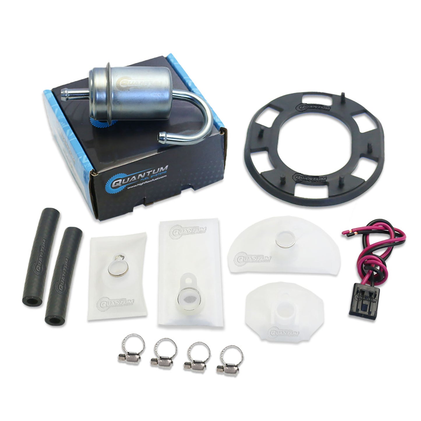 Quantum Fuel Systems Fuel Pump Repair Kit w/ Tank Seal, Fuel Filter, Strainer for the Honda CBR1100XX '99-03, CBR900RR '00-01, ST1300 '03-23 and VFR800 '98-15