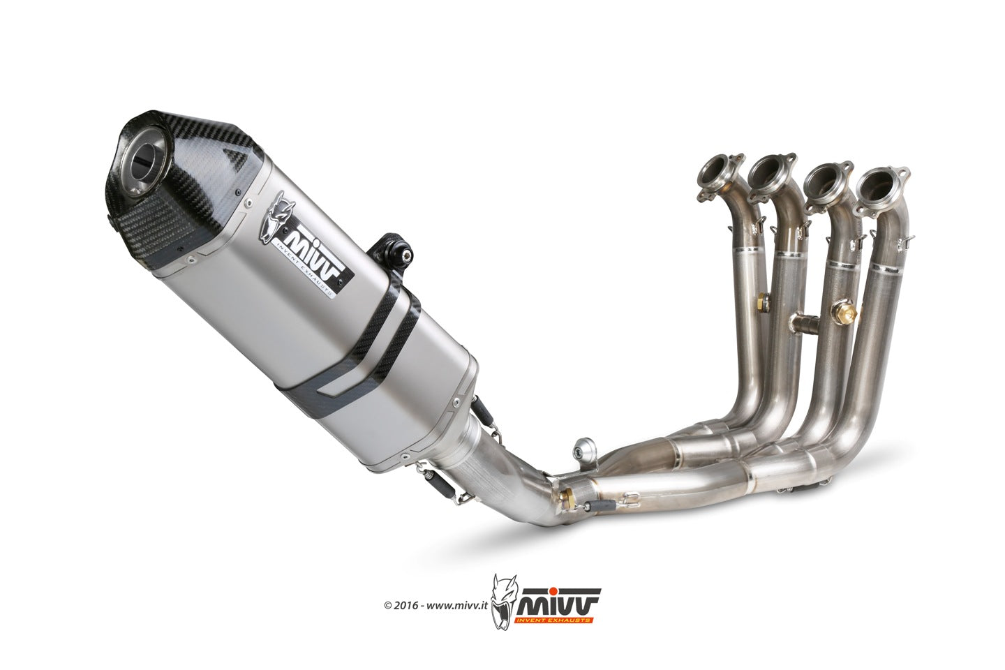 MIVV Full System 4x2x1, Speed Edge Full Titanium, Standard Exhaust For BMW S 1000 RR 2010-2014