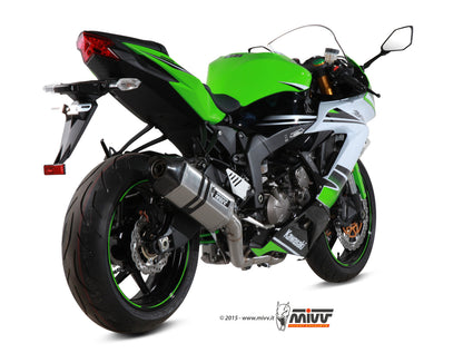 MIVV Full System 4x2x1, Speed Edge Full Titanium, Standard Exhaust For Kawasaki ZX-6R 636 2013-2016