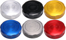 Oberon Billet Front/Rear Brake Reservoir Cap for BMW, Harley, Buell, Kawasaki,Honda,Triumph, MV Agusta, and Suzuki