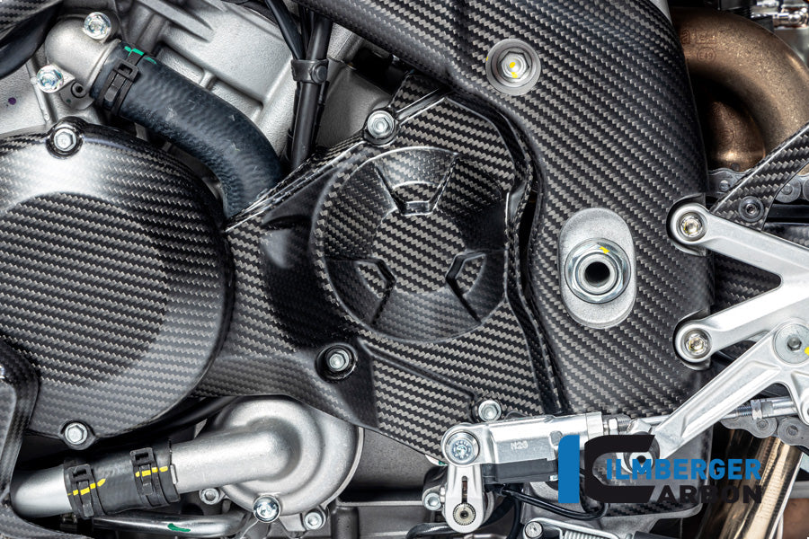 Ilmberger Carbon FRO. SPRocket Cover for the Aprilia Tuono / RSV4 2021