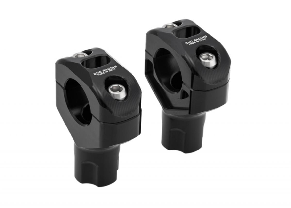 CNC Racing Universal 28mm Handlebar Clamp set - 59mm Total Height