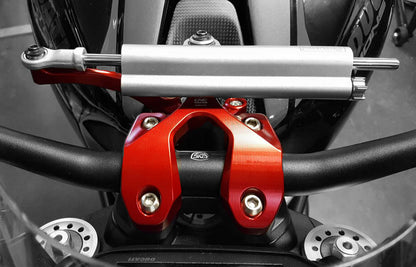 CNC Racing Handlebar Clamp for use with Steering Damper for Ducati Monster 1200/S/R
