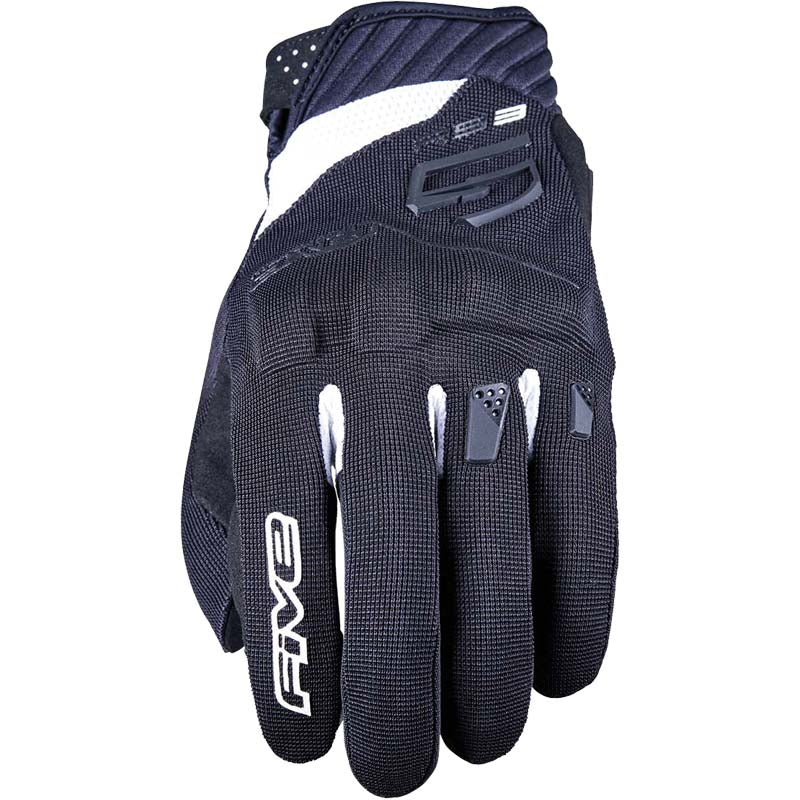 Five Gloves RS3 EVO Youth Comfortable Gloves - Black/White