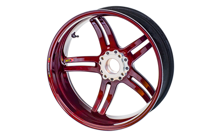 BST Rapid TEK 5 Split-Spoke Carbon Fiber Front Wheel for the Suzuki GSX-R1000 (05-08) GSX-R600 / GSX-R750 (06-07)  - 3.5 x 17