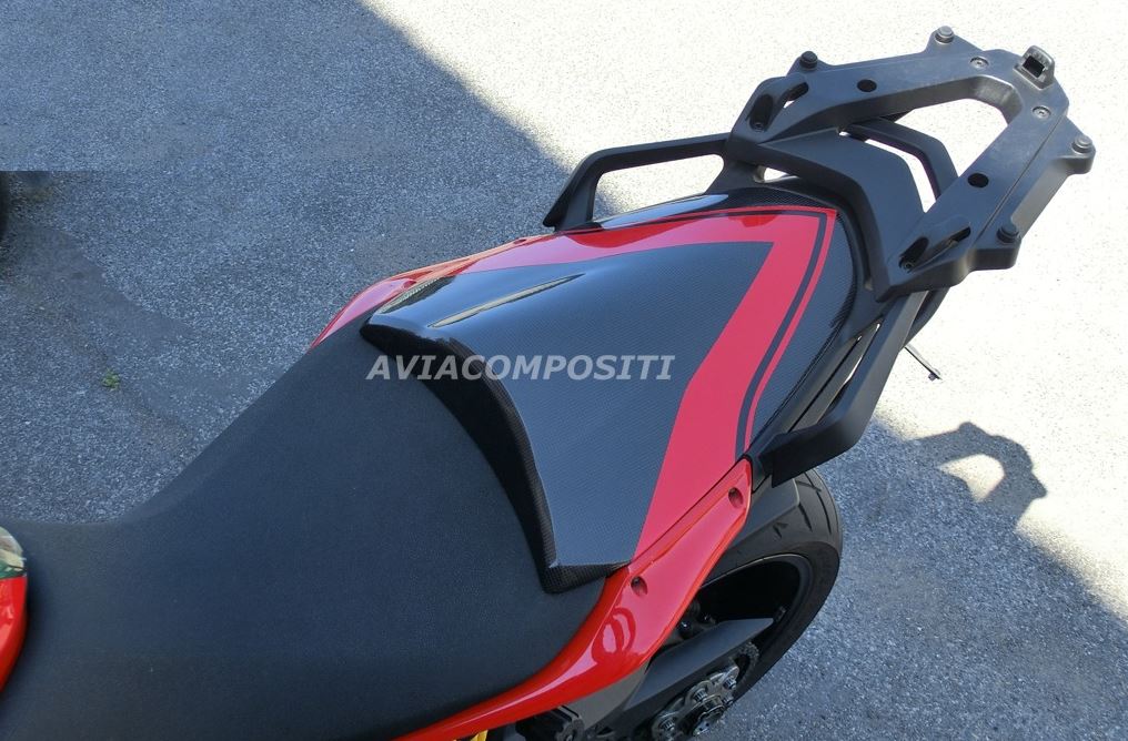 AviaCompositi Carbon Fiber STRIPE Solo Tail Cowl for Ducati Multistrada 1200 (2010-2014)