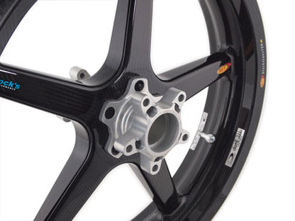 BST Twin TEK 5 Spoke Carbon Fiber Front Wheel for the Triumph Rocket III (06-13) - Includes Carrier - 3.5 x 18