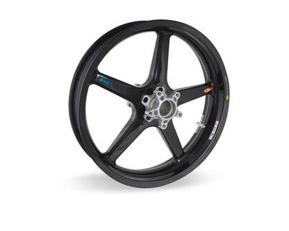 BST Twin TEK 5 Spoke Carbon Fiber Front Wheel for the Triumph Rocket III (06-13) - Includes Carrier - 3.5 x 18