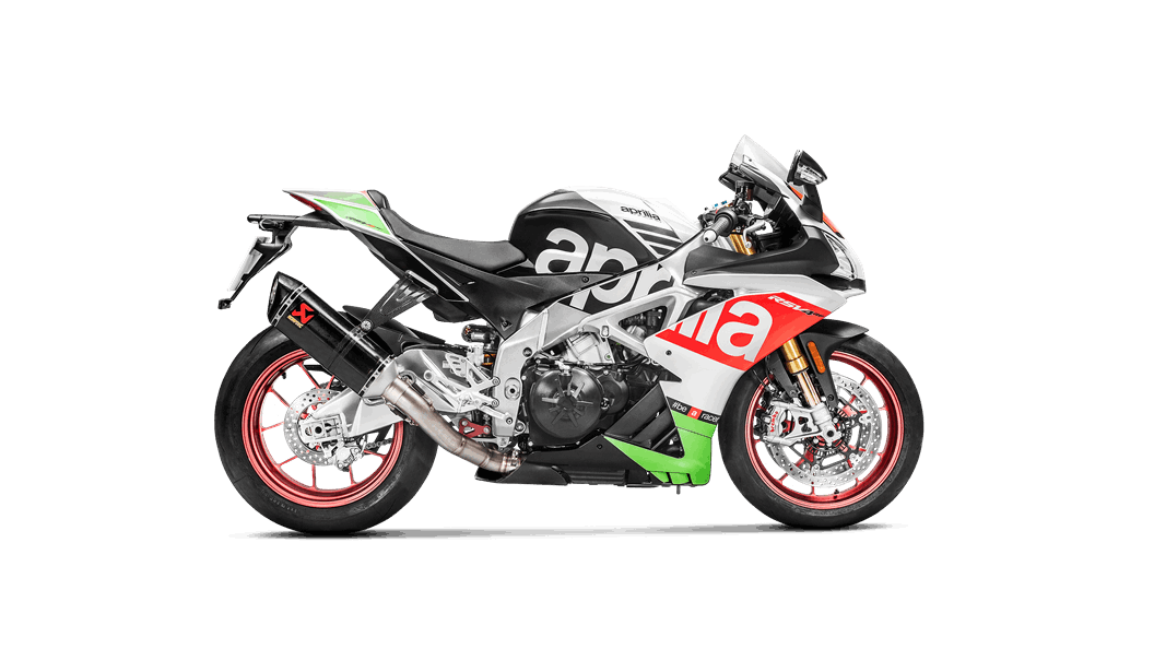 Akrapovic Carbon Slip-On Exhaust Aprilia RSV4 and Tuono V4 1100 (2021+)
