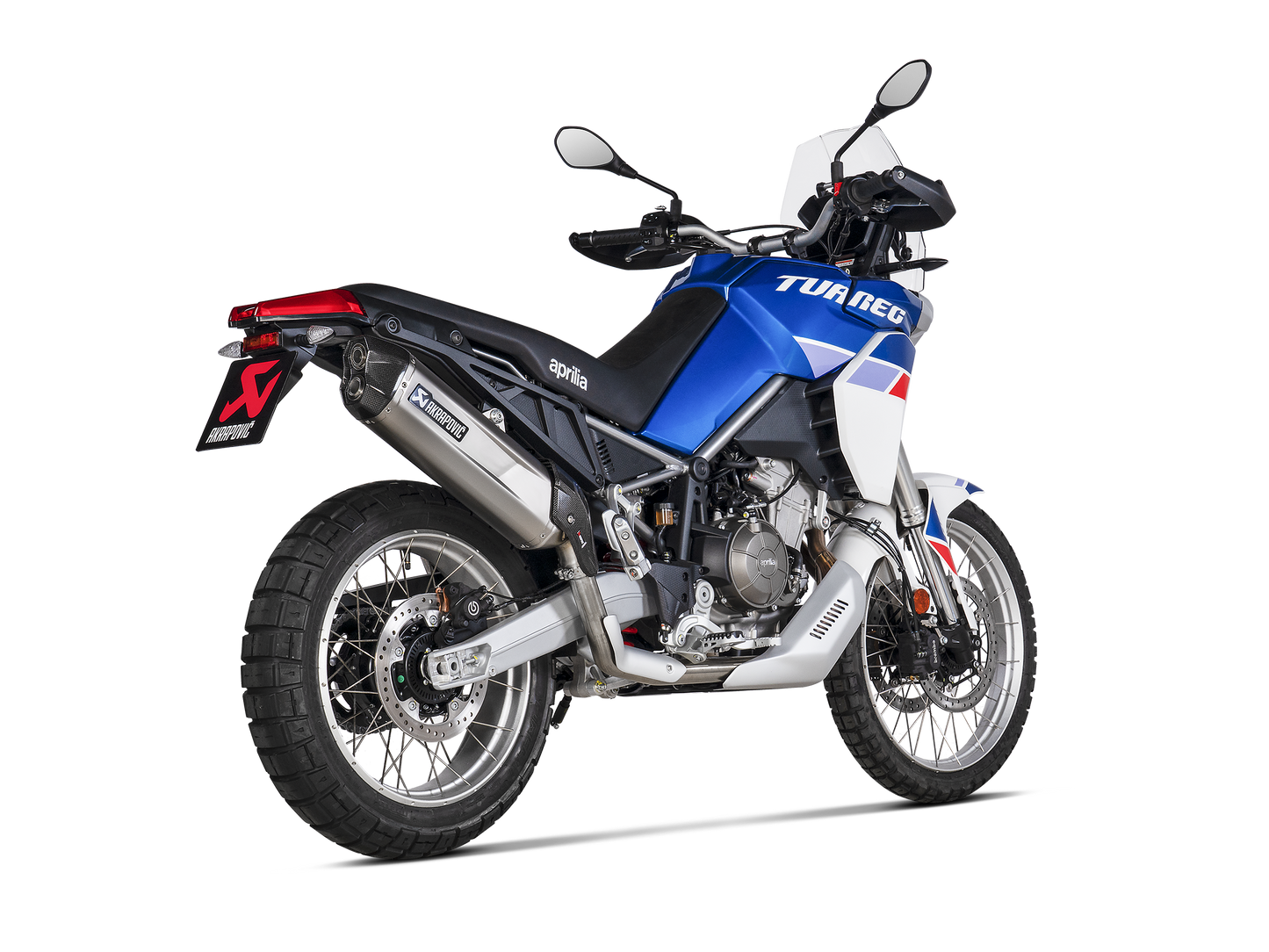 Akrapovic Slip-on Exhaust for the Aprilia Tuareg 660