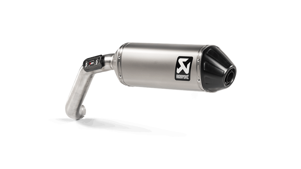 Akrapovic Titanium Slip-on Exhaust System for Moto Guzzi V85 TT (19-20)