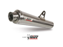 MIVV Slip-on, X-cone Stainless Steel, Standard Exhaust For Suzuki SV 650 2004-2015