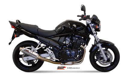 MIVV Slip-on, GP Titanium, Standard Exhaust For Suzuki Bandit 650 2005-2006