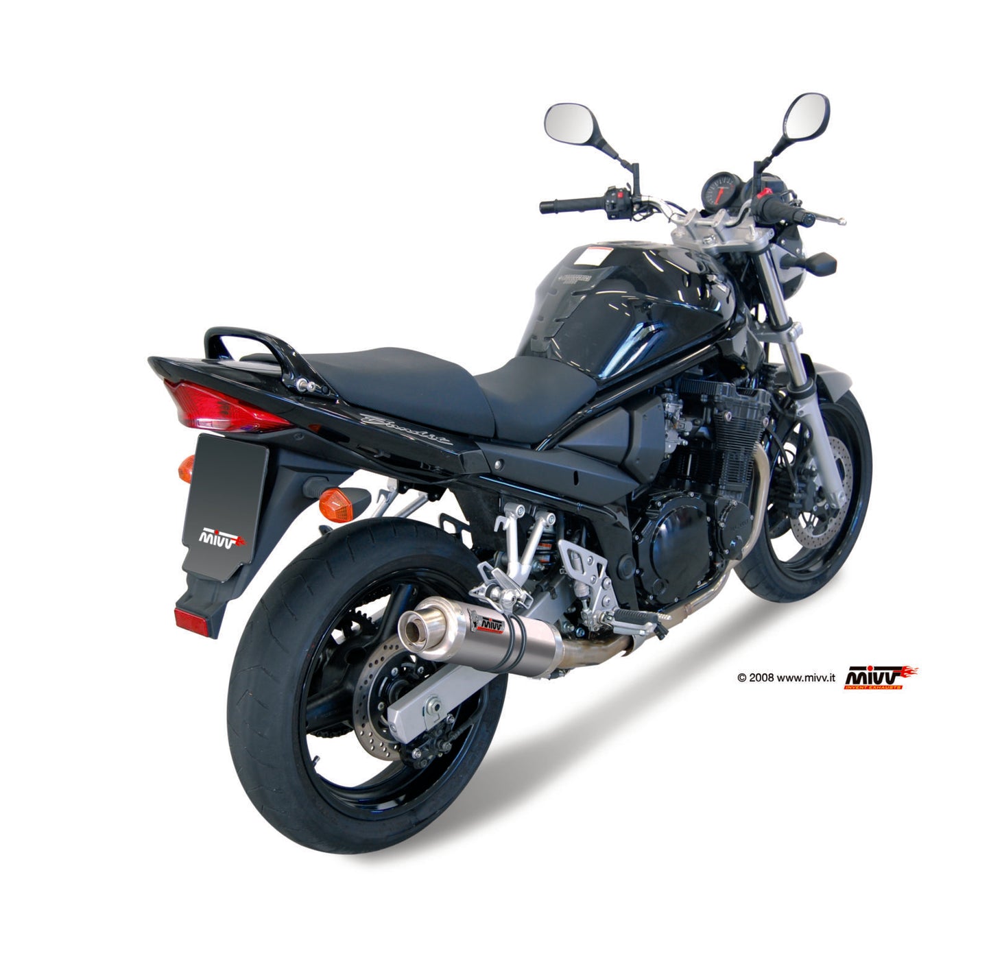 MIVV Slip-on, GP Titanium, Standard Exhaust For Suzuki Bandit 650 2005-2006