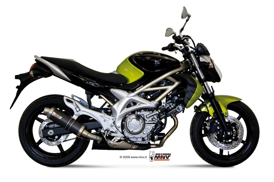 MIVV Slip-on, GP Carbon, Standard Exhaust For Suzuki Gladius 2009-2015