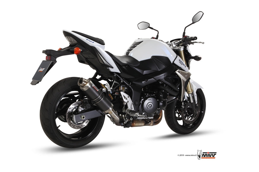 MIVV Slip-on, GP Carbon, Standard Exhaust For Suzuki GSR 750 2011-2016