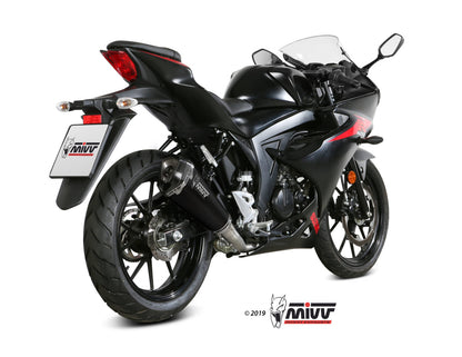 MIVV Full System 1x1, Delta Race Black, Standard Exhaust For Suzuki GSX-R 125/ GSX-S 125 2017-2020