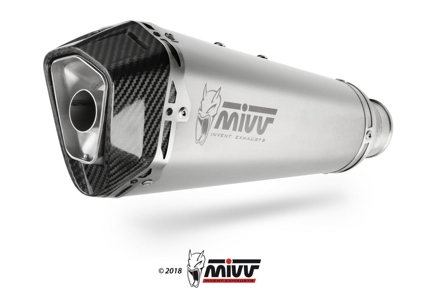 MIVV Full System 1x1, Delta Race Stainless Steel, Standard Exhaust For Suzuki GSX-R 125/ GSX-S 125 2017-2020