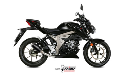 MIVV Full System 1x1, MK3 Black, Standard Exhaust For Suzuki GSX-R 125/ GSX-S 125 2017-2020