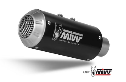 MIVV Full System 1x1, MK3 Black, Standard Exhaust For Suzuki GSX-R 125/ GSX-S 125 2017-2020