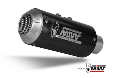 MIVV Full System 1x1, MK3 Carbon, Standard Exhaust For Suzuki GSX-R 125/ GSX-S 125 2017-2020