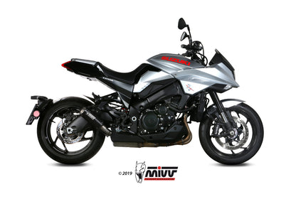 MIVV Slip-on, MK3 Black, Standard Exhaust For Suzuki GSX-S 1000 Katana 2019-2022