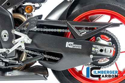 Ilmberger Carbon Swing Arm Cover, Left Side for the Aprilia Tuono / RSV4 2021