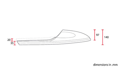 C-Racer "Future Classic" Universal Cafe Racer Seat and Tail Fairing - SCR12