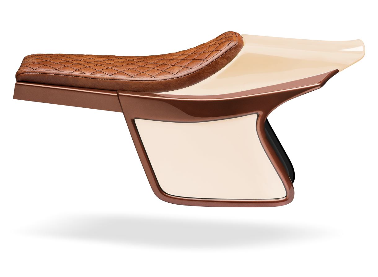 C-Racer "Flat Racer" Universal Flat Track Seat and Tail Fairing with Number Plates - SCR14.1