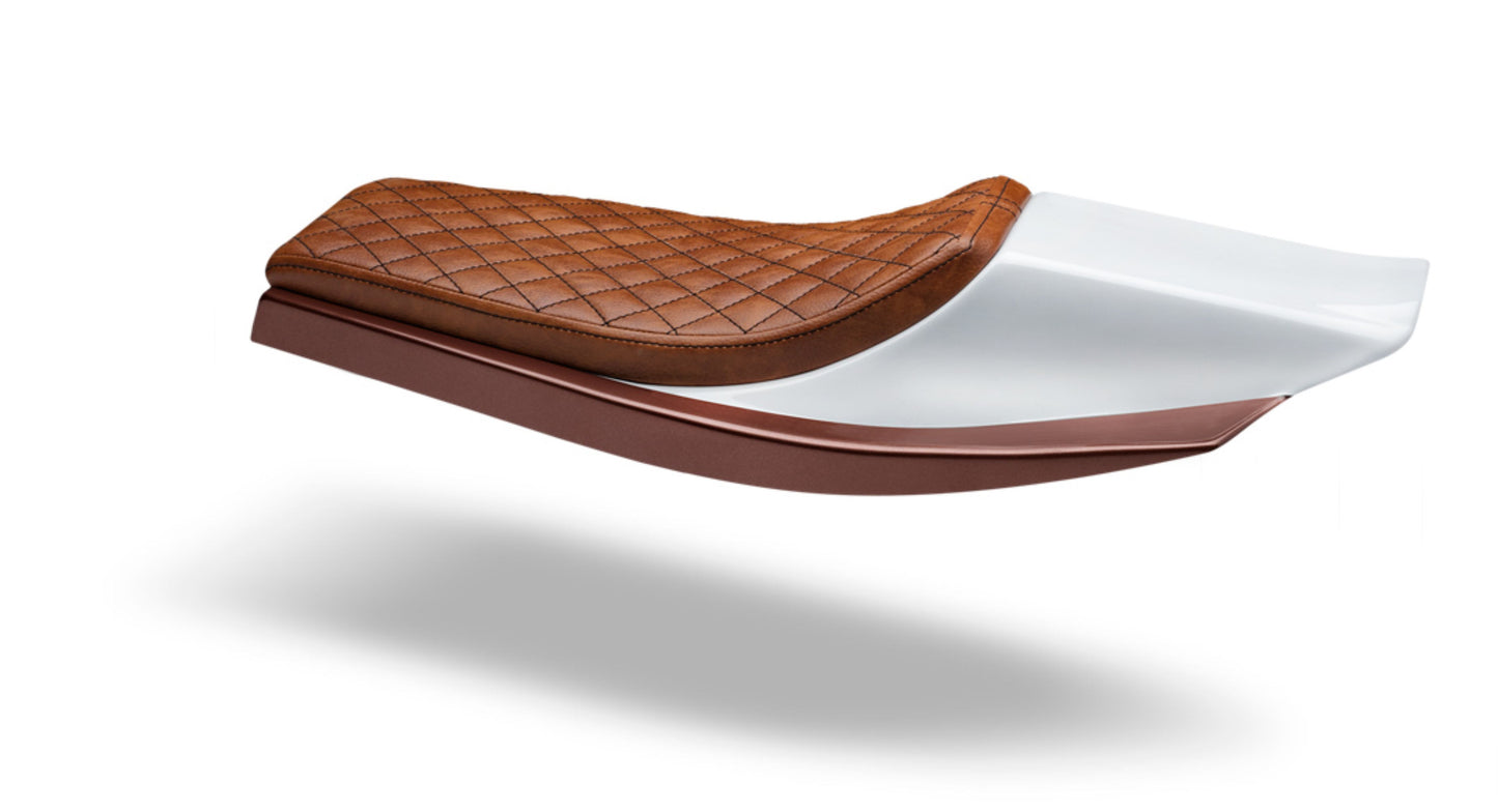 C-Racer "Flat Racer" Universal Flat Track Seat and Tail Fairing with Number Plates - SCR14.1