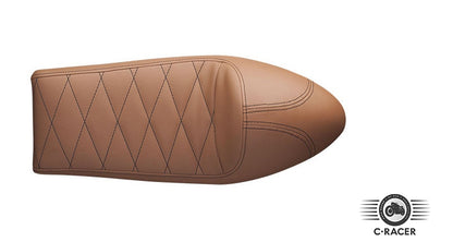 C-Racer Universal Fully Covered Cafe Racer Seat - SCR1FC