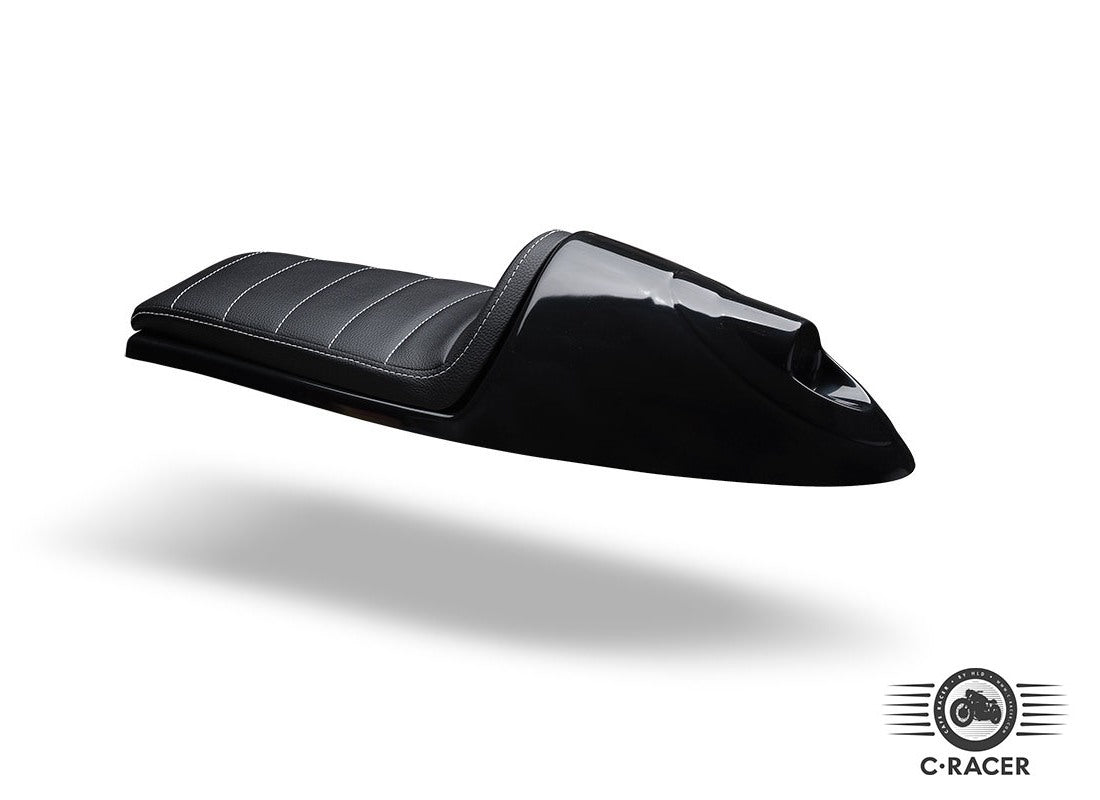 C-Racer "Long Classic A" edition Universal Cafe Racer Seat and Tail Fairing - SCR2.1