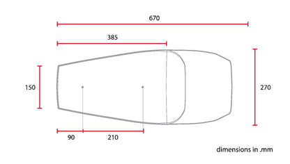 C-Racer FC Tracer edition Universal Fully Covered Flat Track Seat - SCR5FC