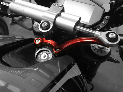 CNC Racing Handlebar Clamp for use with Steering Damper for Ducati Monster 1200/S/R