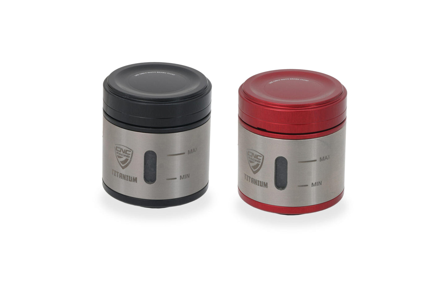 CNC Racing Titanium and Billet Reservoirs - 25ml and 12ml